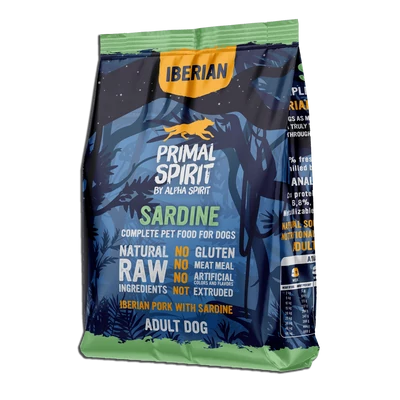 Primal Spirit Iberian Sardine 70% száraztáp kutyáknak - 1kg
