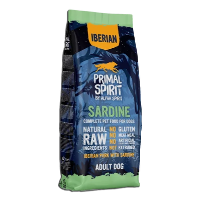 Primal Spirit Iberian Sardine 70% száraztáp kutyáknak - 12kg