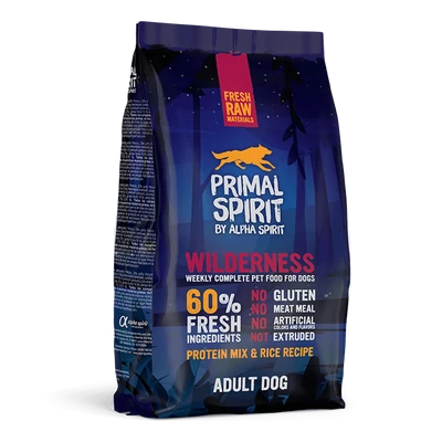 Primal Spirit Wilderness 60% száraztáp kutyáknak - 1kg
