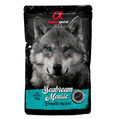 Alpha Spirit Mousse - Aranydurbincsos nedvestáp kutyáknak - 85g