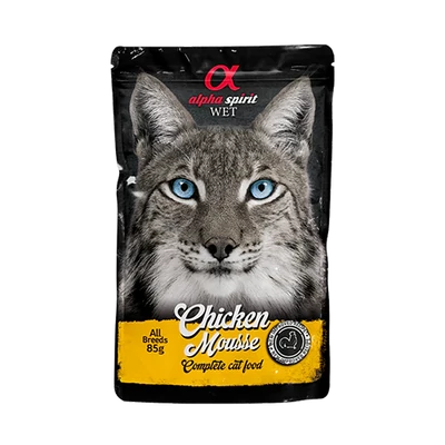 Alpha Spirit Mousse - Csirkehúsos nedvestáp macskáknak - 85g