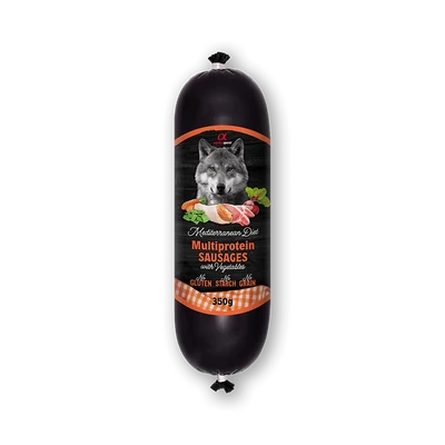 Alpha Spirit Mediterranean - Multiprotein húsrolád kutyáknak - 350g