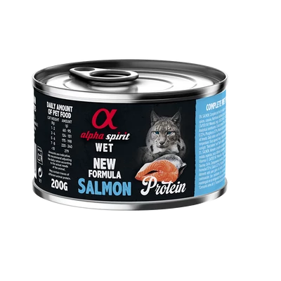Alpha Spirit Konzerv - Lazac nedvestáp macskáknak - 200g