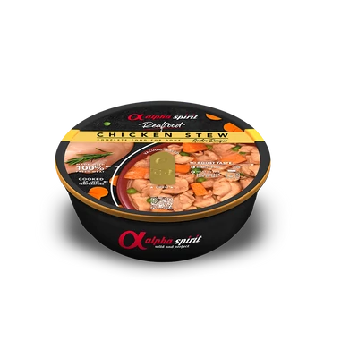 Alpha Spirit Real Food - Chicken Stew - főtt eledel kutyáknak - 280g