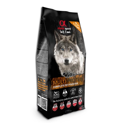 Alpha Spirit Semi-moist - Multiprotein félnedves táp kutyáknak - 1,5kg
