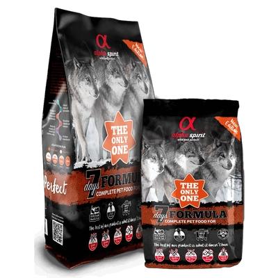 Alpha Spirit The Only One - 7 Days Formula száraztáp kutyáknak - 3kg