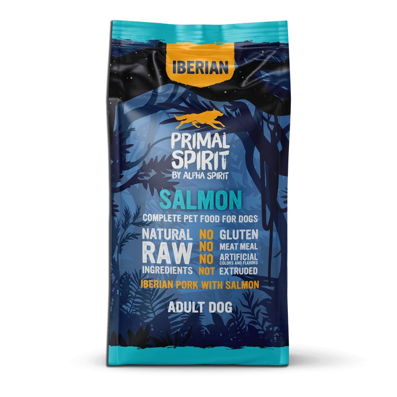 Primal Spirit Iberian Salmon 70% száraztáp kutyáknak csomagolás - 12kg