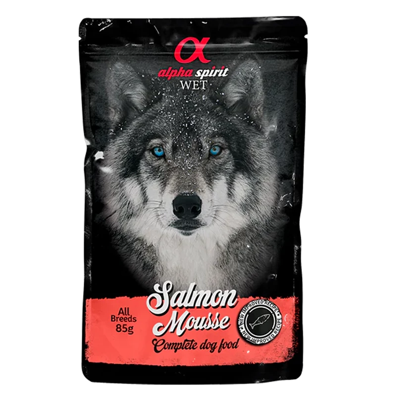 Alpha Spirit Mousse - Lazachúsos nedvestáp kutyáknak - 85g