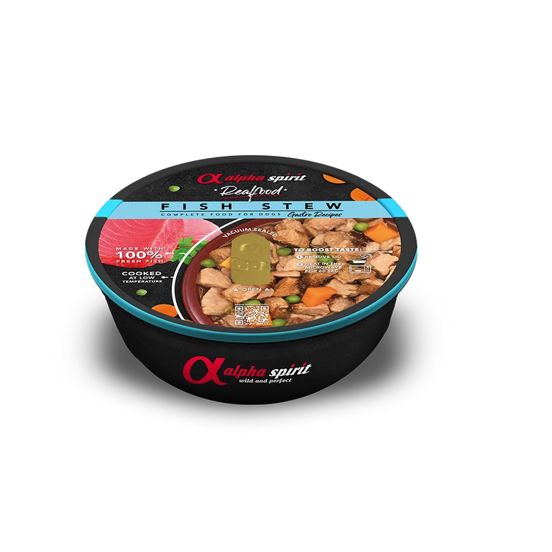 Alpha Spirit Real Food - Fish Stew - főtt eledel kutyáknak - 280g