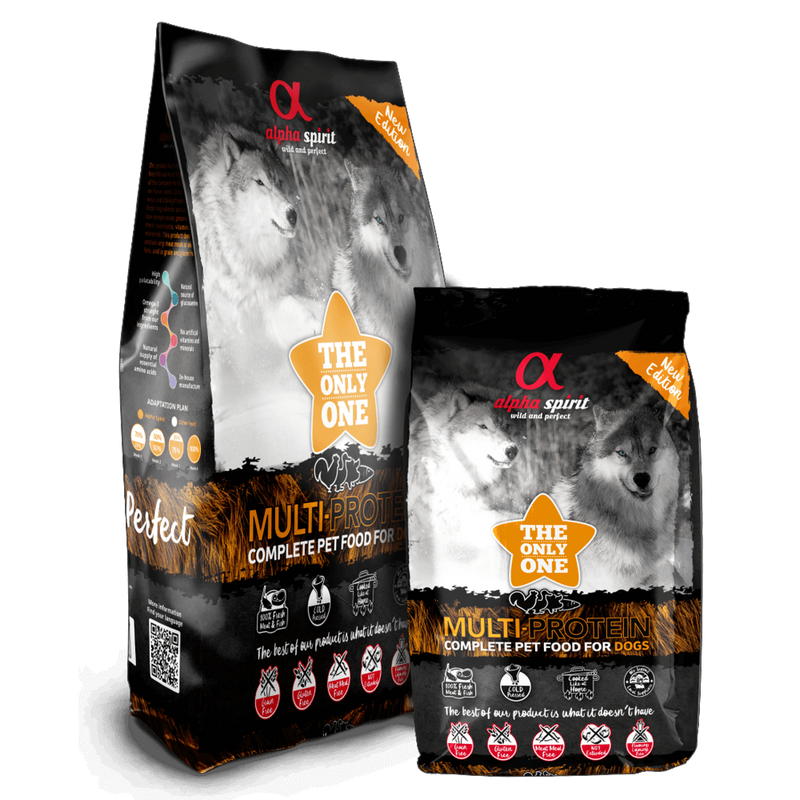 Alpha Spirit The Only One - Multiprotein száraztáp kutyáknak - 3kg